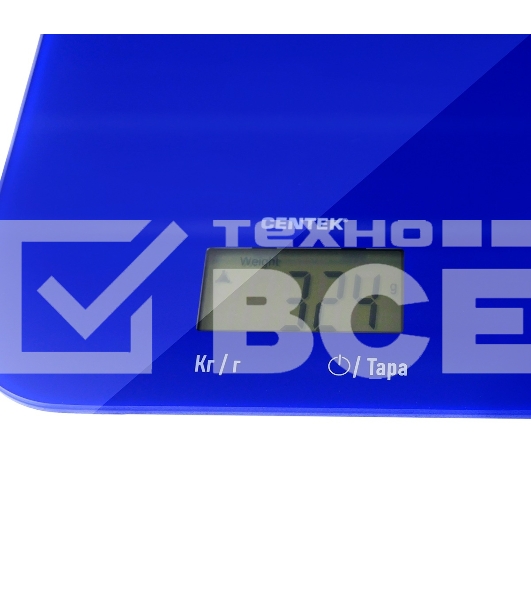 Весы кухонные Centek CT-2481 LCD BLUE