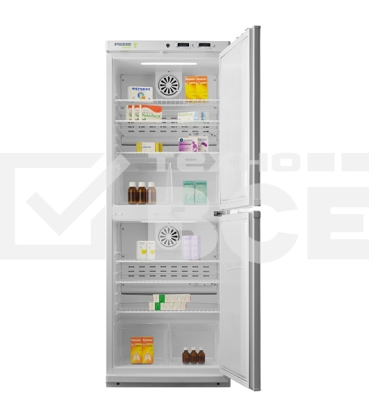 Холодильник фармацевтический Pozis ХФД-280-1 белый дв. металл двухкамерный 280л