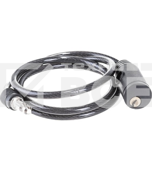 Замок тросовый ЗУБР Стандарт, 2 ключа в комплекте, длина троса 950мм, d 6мм 37269-95