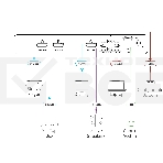Коммутатор KRAMER SWT3-21-H [20-80593090] 2х1 HDMI с автоматическим переключением; коммутация по наличию сигнала, поддержка 4K60 4:4:4, CEC, деэмбедирование аудио, PoE, фото2