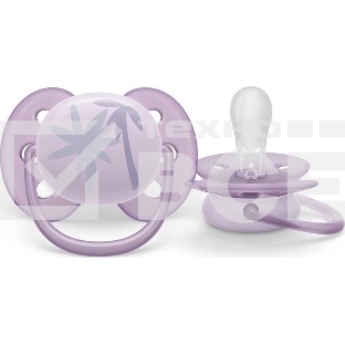 Пустышка Philips Avent ultra soft, пальмы, 0-6 мес., 1 шт.