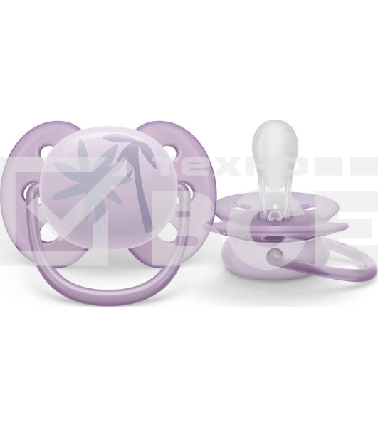 Пустышка Philips Avent ultra soft, пальмы, 0-6 мес., 1 шт.