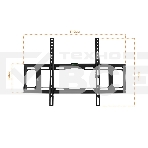 Кронштейн для телевизора Buro FX2S черный 40