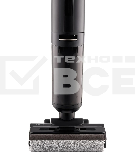 Пылесос вертикальный моющий Vitek VT-FW15PLUS черный, питание от аккумулятора, 120 Вт, уборка влажная/сбор жидкости/сухая, пылесборник 0.55 л