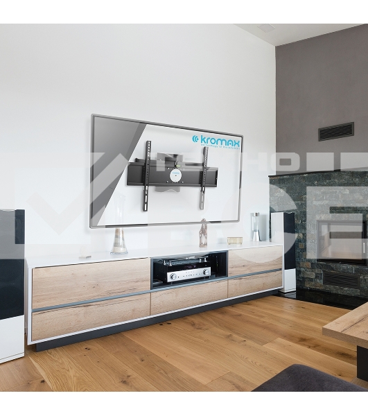 Кронштейн для телевизора Kromax ATLANTIS-55 черный, 26'-55', max 45 кг, VESA 600x400 мм