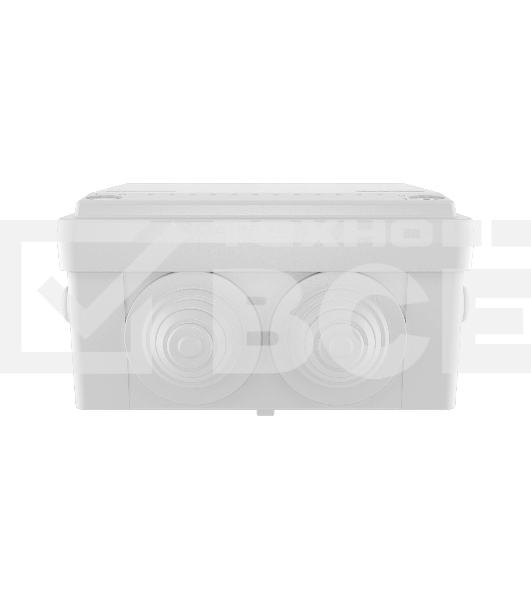 Коробка ответвительная DKC 53801 с 6 кабельными вводами д.25мм IP55 100х100х50мм