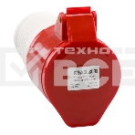 Розетка кабельная 225 32А 380AC 3P+PE+N 6ч IP44 КЭАЗ 222753, фото 1