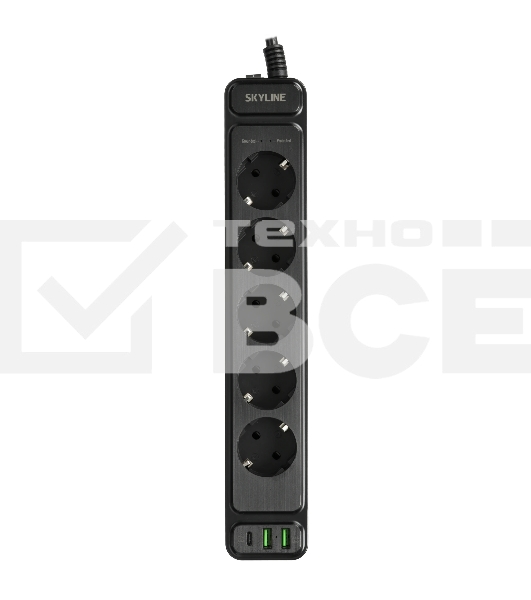 Сетевой фильтр Skyline USP-520 Black PD3.0