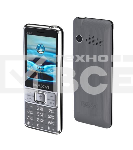 Мобильный телефон Maxvi X900i серый