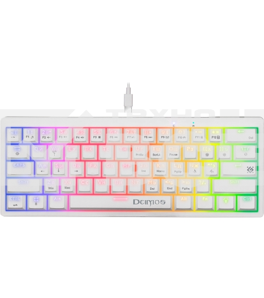 Клавиатура Defender Deimos GK-303  проводная, USB, белый