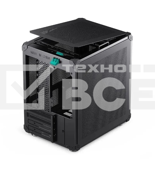 Корпус JONSBO Computer Case C6Handle black hang-in version черный, Mini-Tower, материнская плата mATX, без БП, прозрачная боковая панель