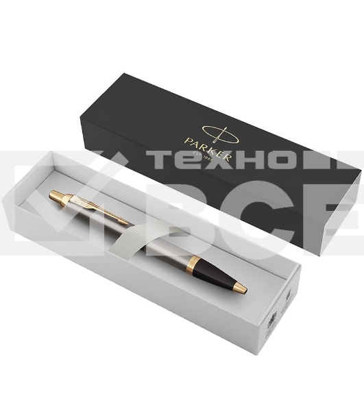 Ручка шариковая Parker IM Premium Grey Core GT (2214613) M, синие чернила, подарочная коробка