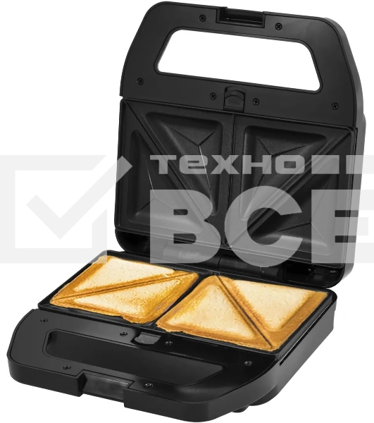 Вафельница Vitek VT-2626 850Вт черный/серебристый