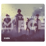 Игровой коврик для мыши (230 х 200 х 2 мм, ткань, резина) SVEN MP-G02S Zombie, фото 1