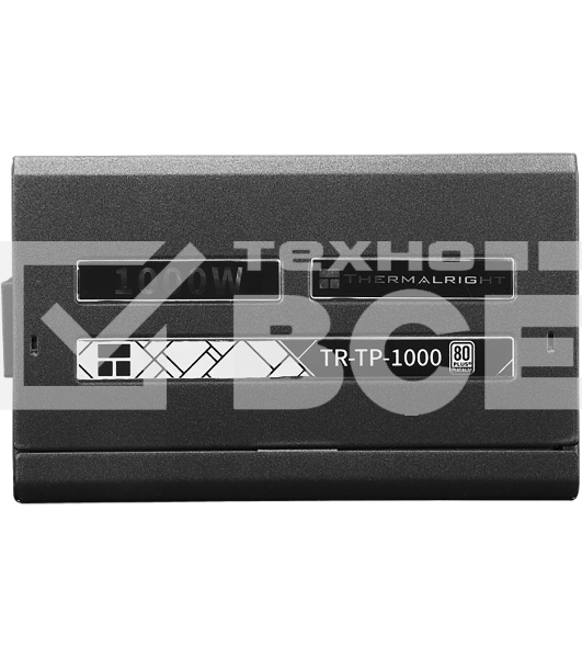 Блок питания Thermalright, 1000W 80+ Platinum (ATX, 3.0, PCIe 5.0, Full modular, 1x24(20+4)pin, 1xCPU 8(4+4)pin, 2xPCIe*2 8(6+2)pin, 1x12VHPWR PCIe 5.0 12+4pin 600mm, 6xSATA3, 4xMOLEX4pin, Active, 120x120mm, 150x140x86mm, APFC, OPP, OVP, OTP, OCP, SCP, UV