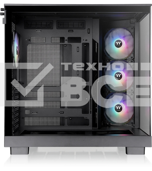 Компьютерный корпус Thermaltake View 380 XL TG ARGB черный без БП E-ATX 2x120мм 2xUSB3.0 audio bott PSU