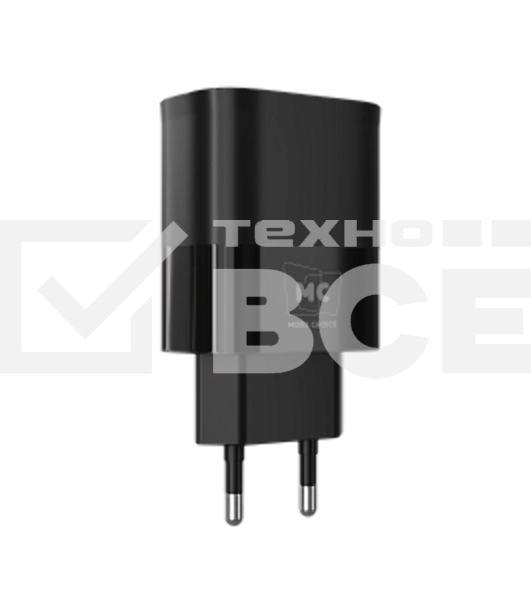 Сетевое зарядное устройство MORE CHOICE (4620202555557) NC81i СЗУ 1USB+1Type-C 3.0A PD 20W+ QC3.0, черный