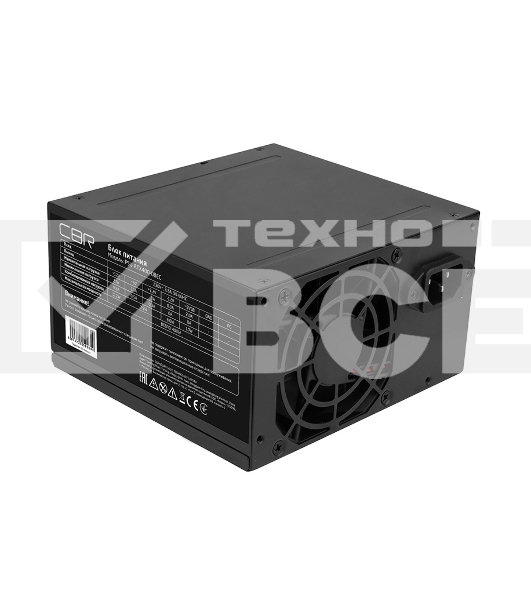 Блок питания CBR PSU-ATX400-08EC, 400Вт, 80мм, черный