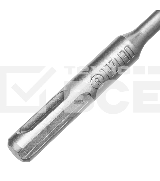 Бур по бетону Denzel цельная крестовая пластина, 8x265 мм, SDS PLUS