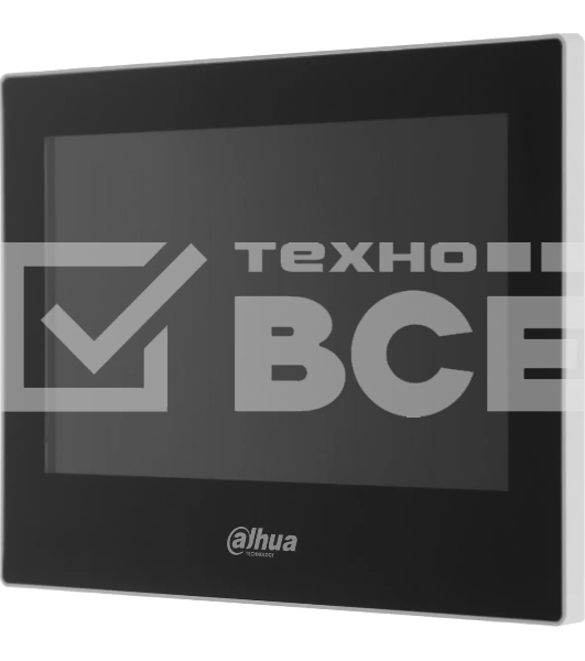 Видеодомофон IP 7 дюймовый, Dahua DHI-VTH2621G-P черный
