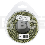 Леска для триммера Denzel двухкомпонентная витая квадратная, 2,4мм х 15м, блистер SkyCutter, фото3