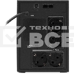 Источник бесперебойного питания Ippon Back Basic 1200 LCD Euro 720Вт 1200ВА черный, фото6