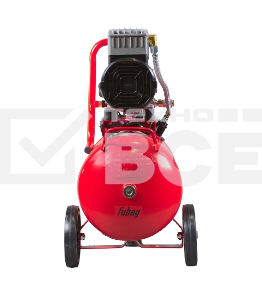 Компрессор поршневой Fubag OLS 190/24 CM1.6 безмасляный, 190 л/мин, 24 л, 1200 Вт, красный/черный