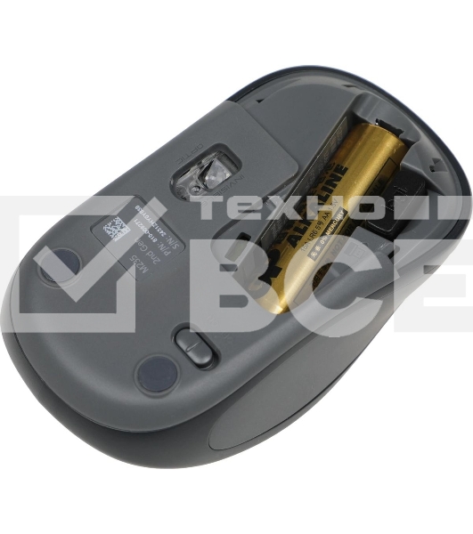 Мышь беспроводная Logitech M235 серый/черный, 1000 dpi, радиоканал, USB, кнопки - 3