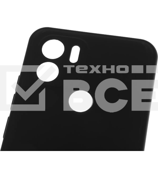 Чехол (клип-кейс) BoraSCO для Xiaomi Redmi A1+ Silicone Case черный (70938)