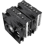 Кулер для процессора Thermalright Phantom Spirit 120 SE черный (4-pin PWM, 154mm, Ni/Cu, 7x6mm, 2x120мм, 66.17CFM, 25.6dBA, 1500RPM, S: 1200, 1700, 1851, 115X, AM4, AM5, silver, black), фото9