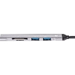 USB-концентратор VCOM DH297, USB 3.0/USB Type-C, USB/SD/TF, USB, фото2