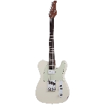 Электрогитара SCHECTER NICK JOHNSTON PT A.SNOW - электрогитара 6-струнная. 22 лада, корпус: ольха, гриф: запеченый клен, накладка: черное дерево, на болтах, звукосниматели: Schecter Diamond Nick Johnston Single Coil и Diamond PT-S, громкость/тон (Push-Pu, фото 1