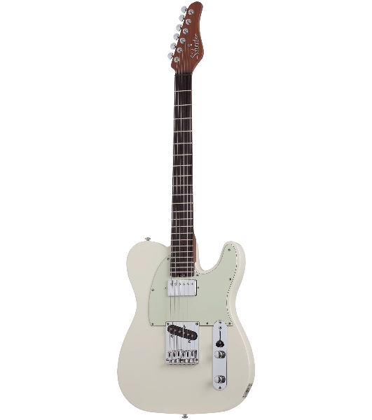 Электрогитара SCHECTER NICK JOHNSTON PT A.SNOW - электрогитара 6-струнная. 22 лада, корпус: ольха, гриф: запеченый клен, накладка: черное дерево, на болтах, звукосниматели: Schecter Diamond Nick Johnston Single Coil и Diamond PT-S, громкость/тон (Push-Pu
