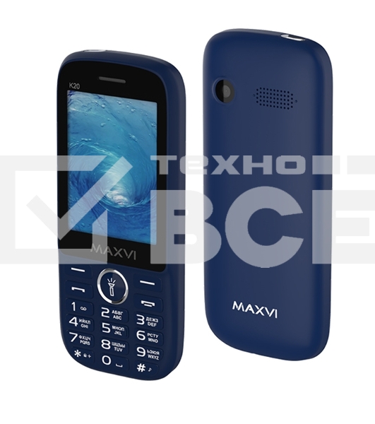 Мобильный телефон Maxvi K20 синий