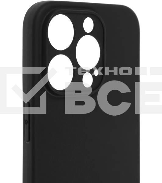 Чехол (клип-кейс) BoraSCO для Apple iPhone 15 Pro черный
