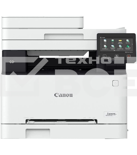 МФУ лазерный Canon i-SENSYS MF655Cdw (5158C004), A4, цветное, печ. 21 стр/мин, скан. до 27 стр/мин (ч/б) 14 стр/мин (цвет), 1200 x 1200 dpi (принтер) 600x600dpi (сканер), USB, RJ-45, Wi-Fi, Air Print, Mopria