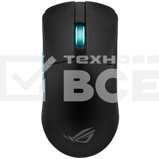 Мышь беспроводная/проводная ASUS ROG Harpe Ace Aim Lab Edition черный, 36000 dpi, радиоканал, Bluetooth, USB, кнопки - 5