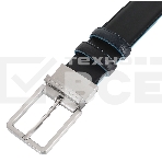 Ремень мужской Piquadro Blue Square CU2619B2/NBLU2, черный/темно-синий, натур.кожа, фото11