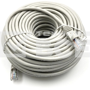 Патч-корд Buro UTP-5E-25M-G-LSZH серый UTP cat.5E RJ-45 (m)-RJ-45 (m) 25м