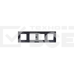 Рамка 4-м IEK SKANDY SK-F04G графит SK-M42-K53, фото3