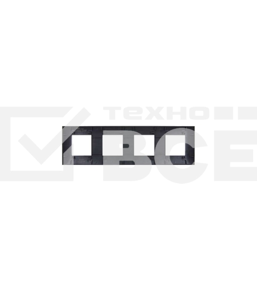 Рамка 4-м IEK SKANDY SK-F04G графит SK-M42-K53