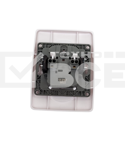 Розетка ЭРА 2X2P, 16A-250В, IP20, Эра12, белый (10/100/1600)