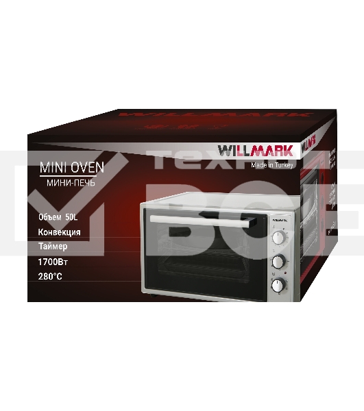 Мини-печь Willmark WOF-505G серый