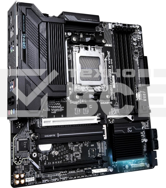 Материнская плата Gigabyte B850M GAMING X WIFI6E, Socket AM5, AMD B850, 4xDDR5, 4xSATA, 2xM.2, 1xPCI-E 5.0 x16, 1xPCI-E 3.0 x4, 1xHDMI, 2xDP, 1x 2.5Gb LAN, 1xUSB-C 3.2 Gen 2, 1xUSB-A 3.2 Gen 2, 2xUSB-A 3.2 Gen 1, 4xUSB-A 2.0, 3x3.5 мм, 7.1, Micro-ATX
