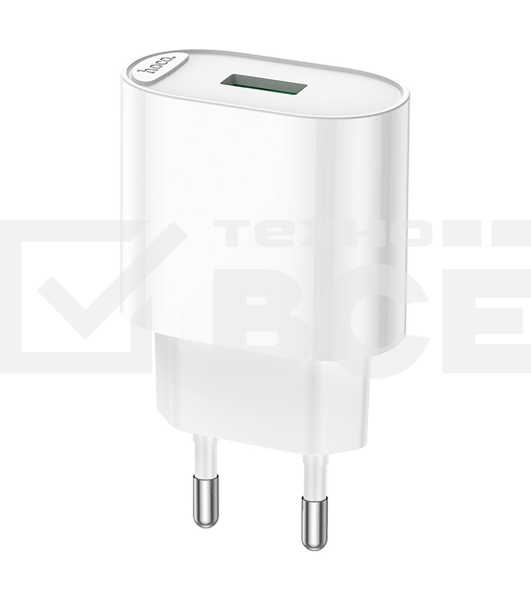 Блок питания (сетевой адаптер) HOCO C109A Fighter, QC3.0, 18W, белый