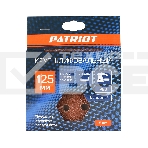 Круг шлифовальный PATRIOT на липучке, 125мм, Р80, 8 отверстий, 5 шт, фото3
