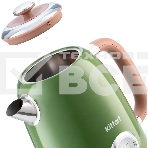 Чайник электрический Kitfort KT-6110 1.7л. 2200Вт зеленый (корпус: нержавеющая сталь), фото11