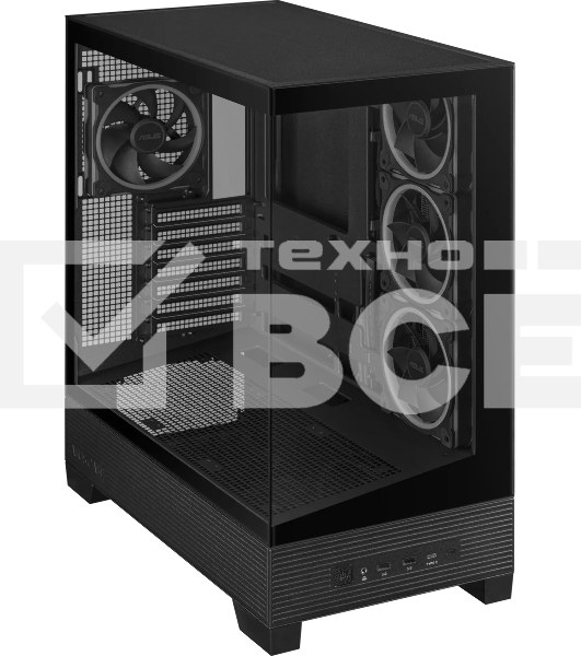 Компьютерный корпус ASUS A31 PLUS TG ARGb черный