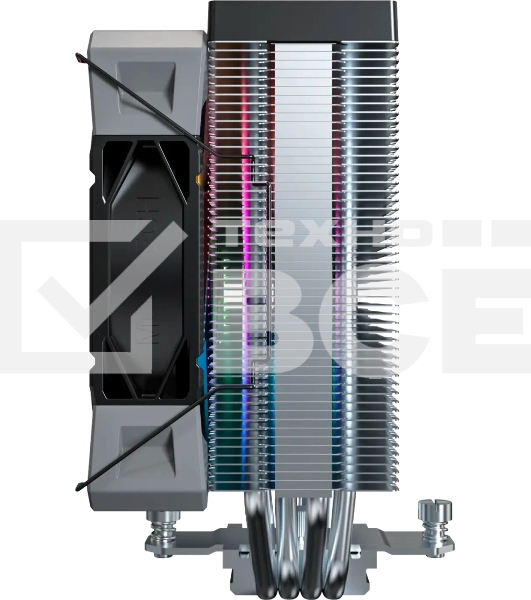 Устройство охлаждения(кулер) Montech NX400 ARGb Soc-AM5/AM4/1200/1700/1851 черный 4-pin 34.17dB Al+Cu 220W Ret (NX400ARGbBK)