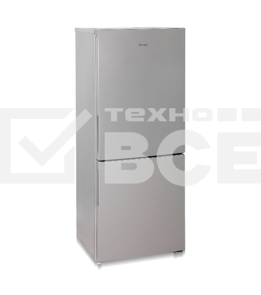 Холодильник Бирюса M6141 металлик двухкамерный 165/60л морозилка снизу